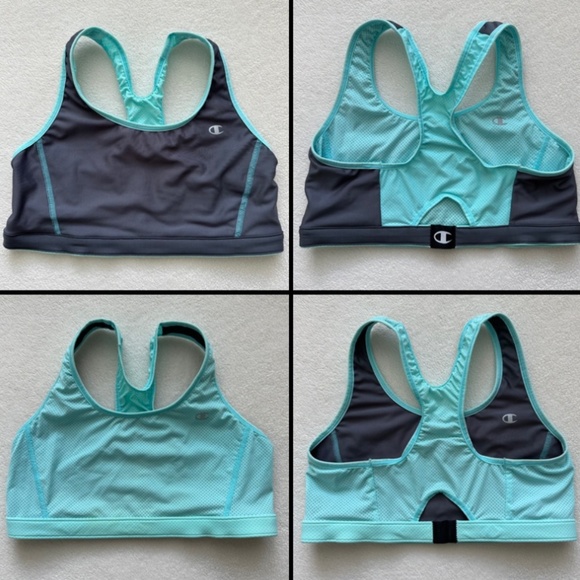 Champion Other - Reversible Gray/Green Sports Bra NWOT